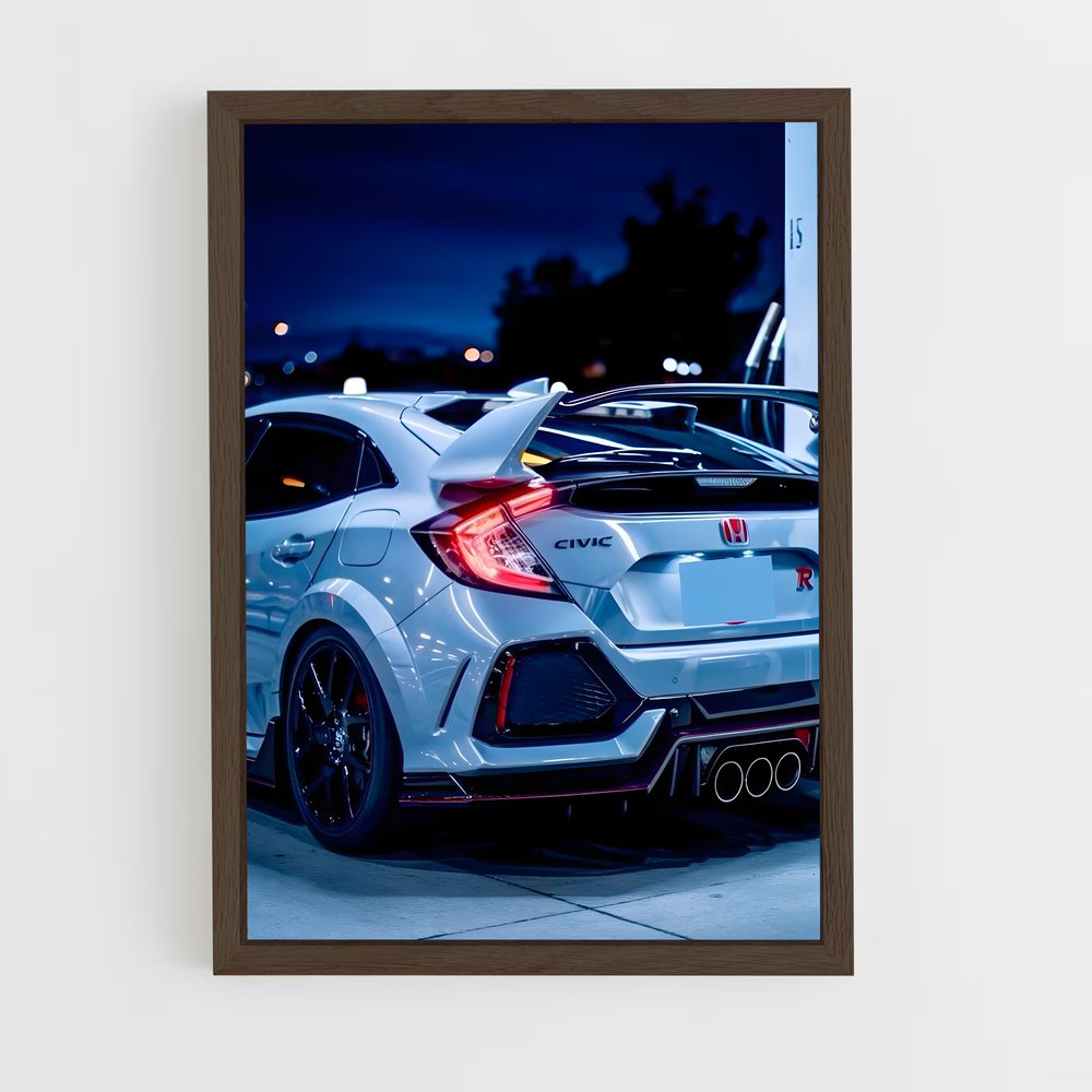 Poster Civic de type – affiche Honda (vue 5)